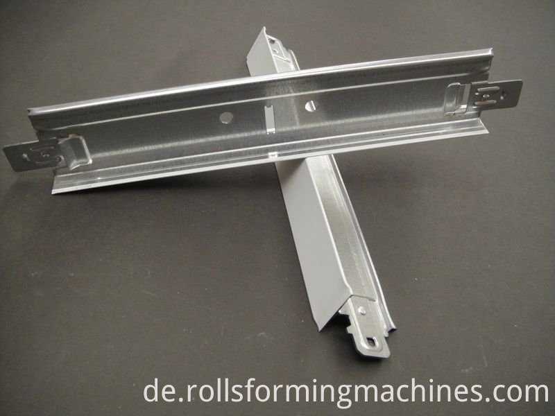 Half automatic Ceiling Tee bar roll forming machine Half automatic Ceiling Tee bar roll forming machine